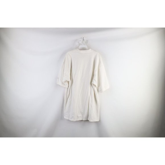 Vtg 90s Champion Mens XL Spell Out Ohio State University Golf Polo Shirt White - Picture 10 of 12